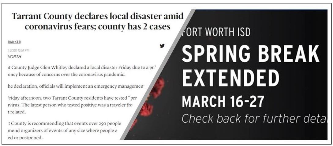 Coronavirus News Graphic