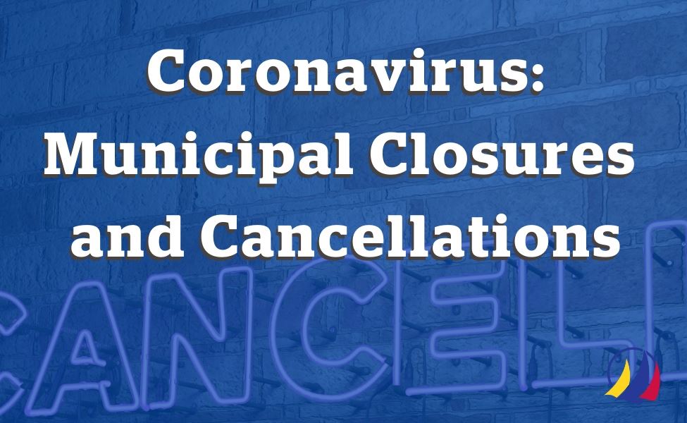 Coronavirus Municipal Closures Graphic