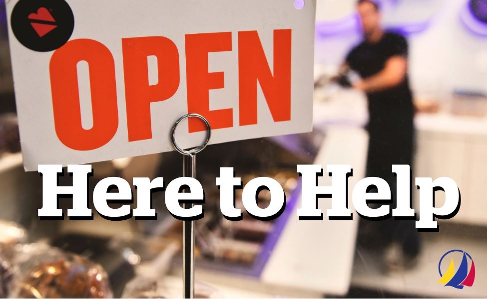 Open for Business Graphic