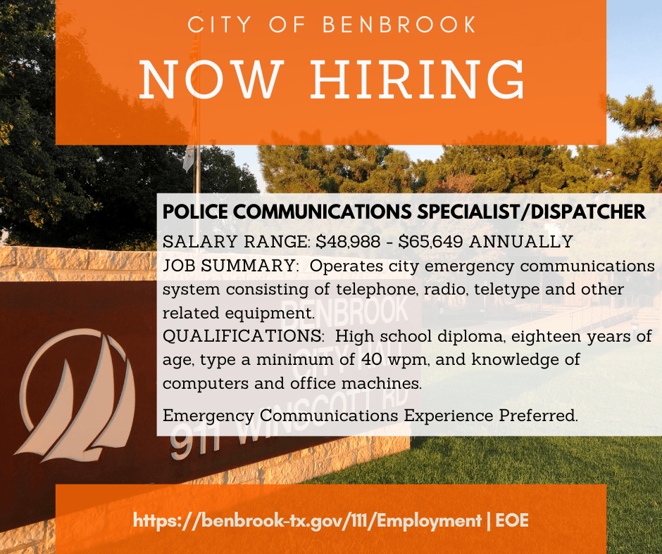 Police Communications Specialist Dispatcher