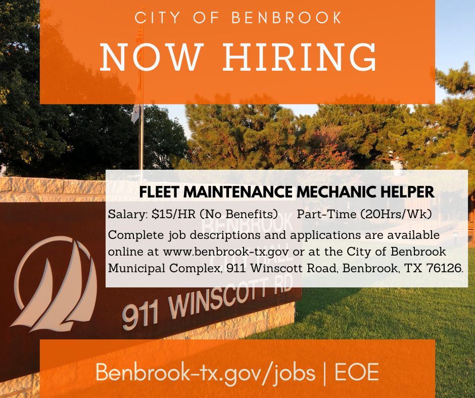 MECHANIC HELPER  Parks Position